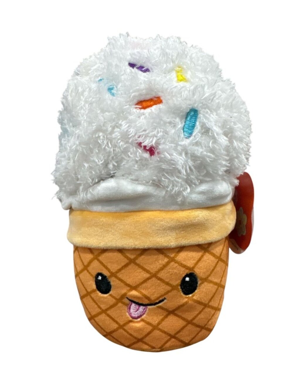 Gigglescape Ice Cream Cone Plush Toy With Sprinkles 6" Soft and Adorable Ages 1+